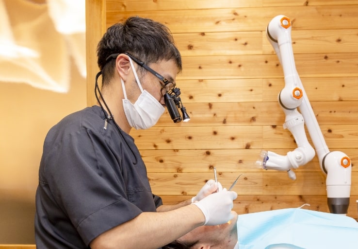 できるだけ痛みが少ない治療を目指します